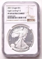 2021-S American Silver Eagle 1oz .999 Fine Silver $1 Coin (NGC Proof 69 Ultra Cameo) at PristineAuction.com