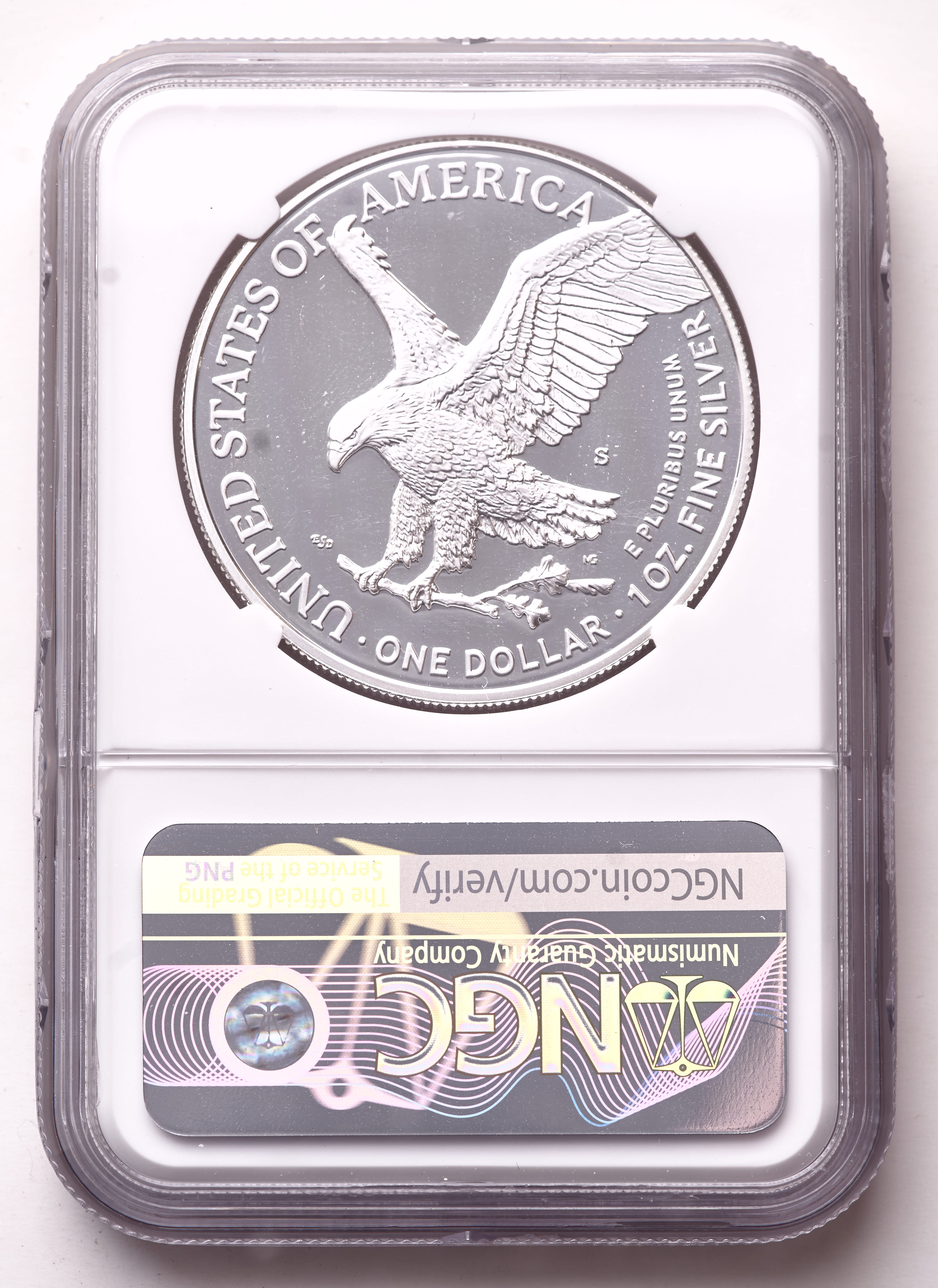 2021-S American Silver Eagle 1oz .999 Fine Silver $1 Coin (NGC Proof 69 Ultra Cameo) at PristineAuction.com 2021-S American Silver Eagle 1oz .999 Fine Silver $1 Coin (NGC Proof 69 Ultra Cameo) at PristineAuction.com