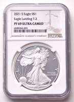 2021-S American Silver Eagle 1oz .999 Fine Silver $1 Coin (NGC Proof 69 Ultra Cameo) at PristineAuction.com