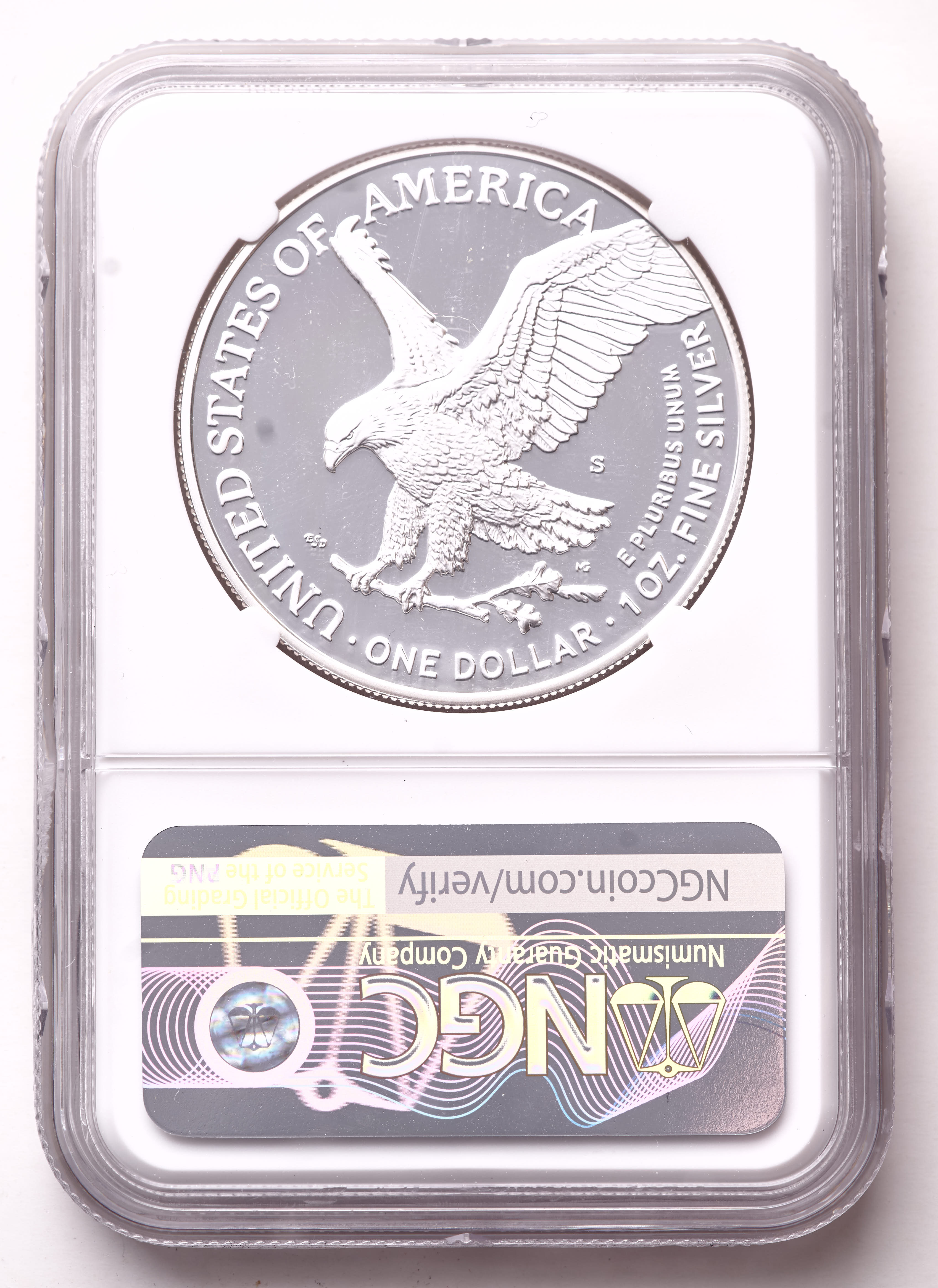 2021-S American Silver Eagle 1oz .999 Fine Silver $1 Coin (NGC Proof 69 Ultra Cameo) at PristineAuction.com 2021-S American Silver Eagle 1oz .999 Fine Silver $1 Coin (NGC Proof 69 Ultra Cameo) at PristineAuction.com