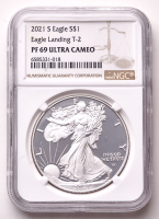 2021-S American Silver Eagle 1oz .999 Fine Silver $1 Coin (NGC Proof 69 Ultra Cameo) at PristineAuction.com