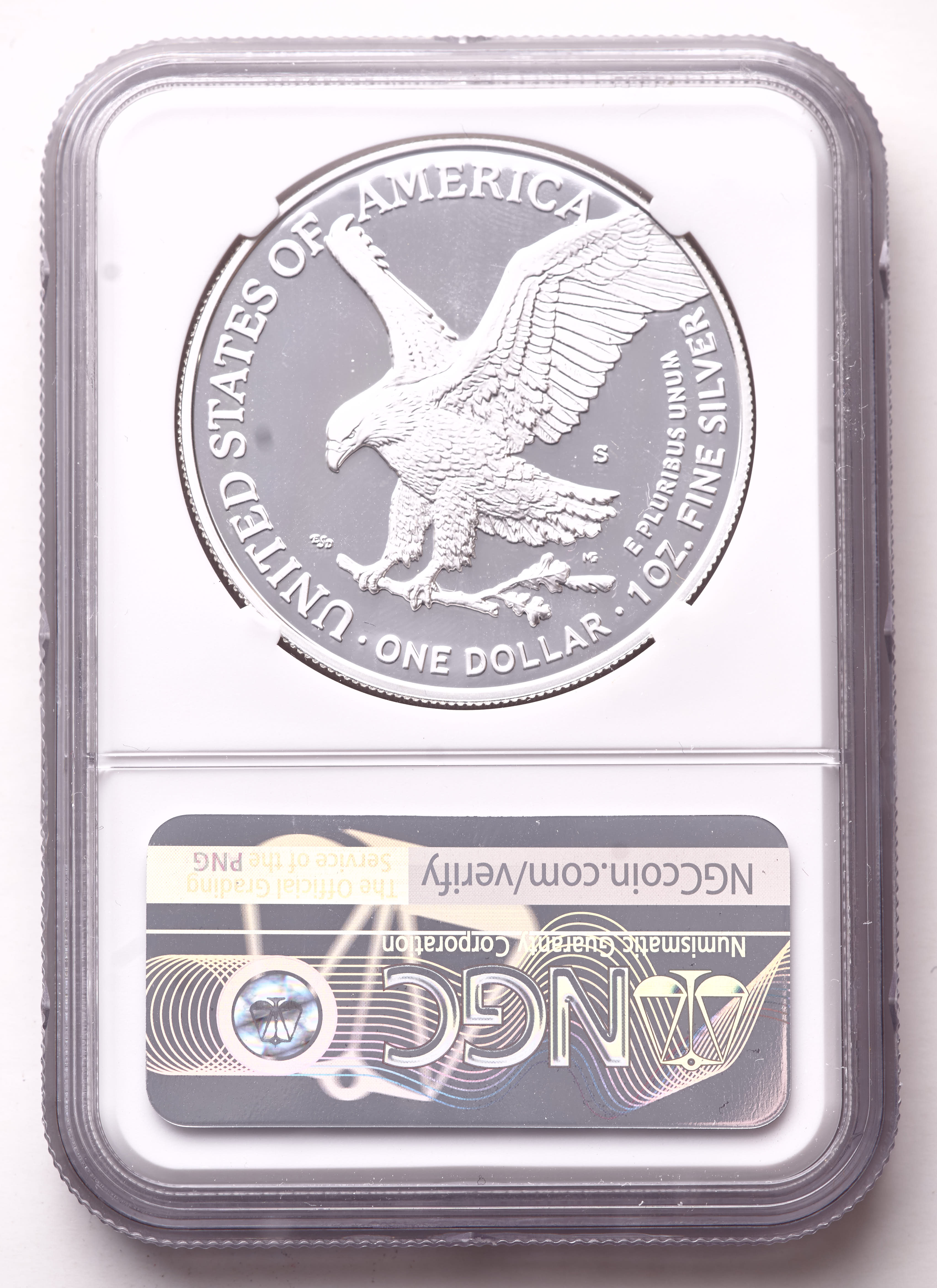 2021-S American Silver Eagle 1oz .999 Fine Silver $1 Coin (NGC Proof 69 Ultra Cameo) at PristineAuction.com 2021-S American Silver Eagle 1oz .999 Fine Silver $1 Coin (NGC Proof 69 Ultra Cameo) at PristineAuction.com