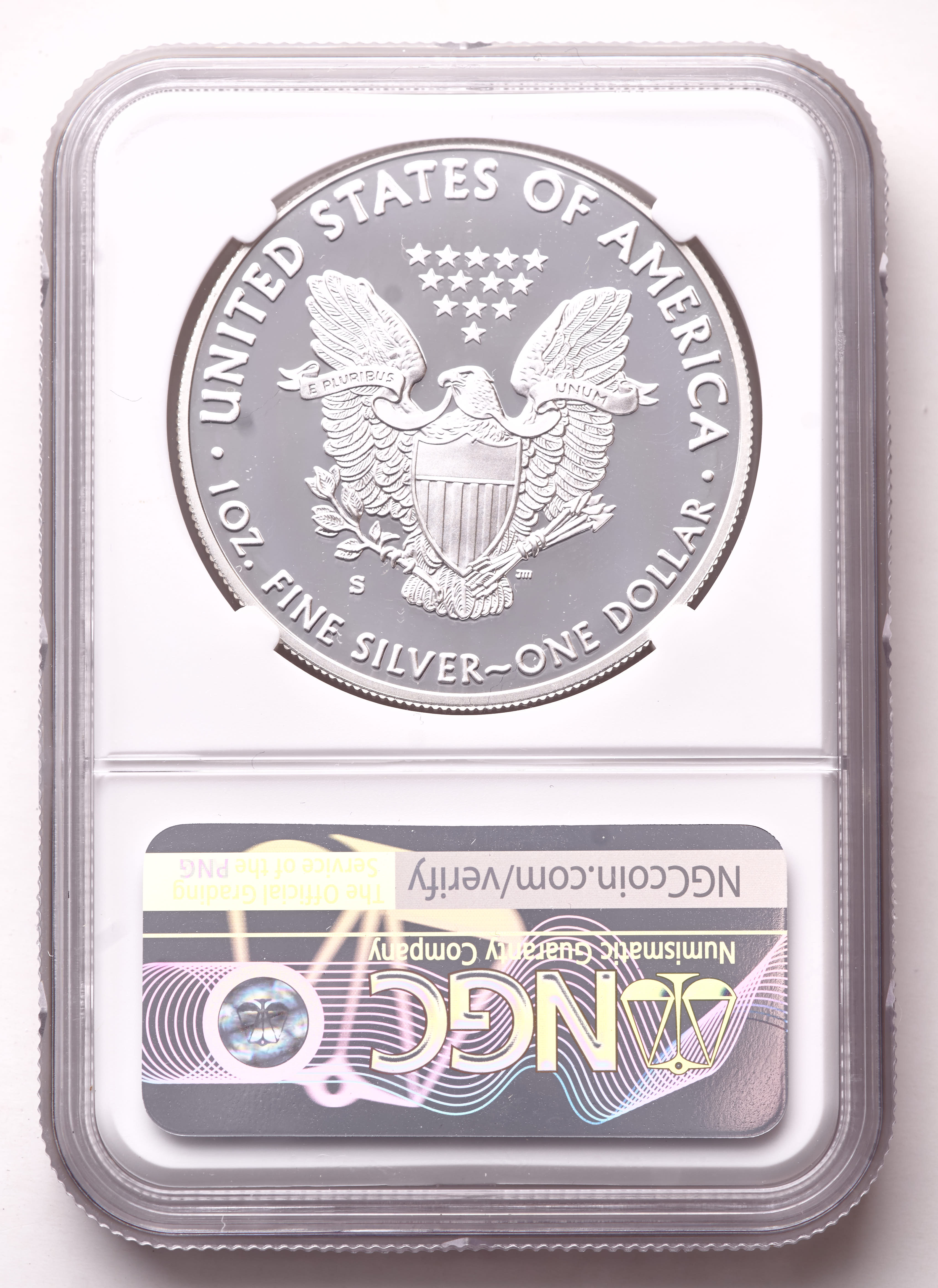 2017-S American Silver Eagle 1oz .999 Fine Silver $1 Coin (NGC Proof 69 Ultra Cameo) at PristineAuction.com 2017-S American Silver Eagle 1oz .999 Fine Silver $1 Coin (NGC Proof 69 Ultra Cameo) at PristineAuction.com