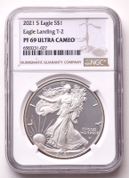 2021-S American Silver Eagle 1oz .999 Fine Silver $1 Coin (NGC Proof 69 Ultra Cameo) at PristineAuction.com