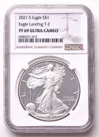 2021-S American Silver Eagle 1oz .999 Fine Silver $1 Coin (NGC Proof 69 Ultra Cameo) at PristineAuction.com