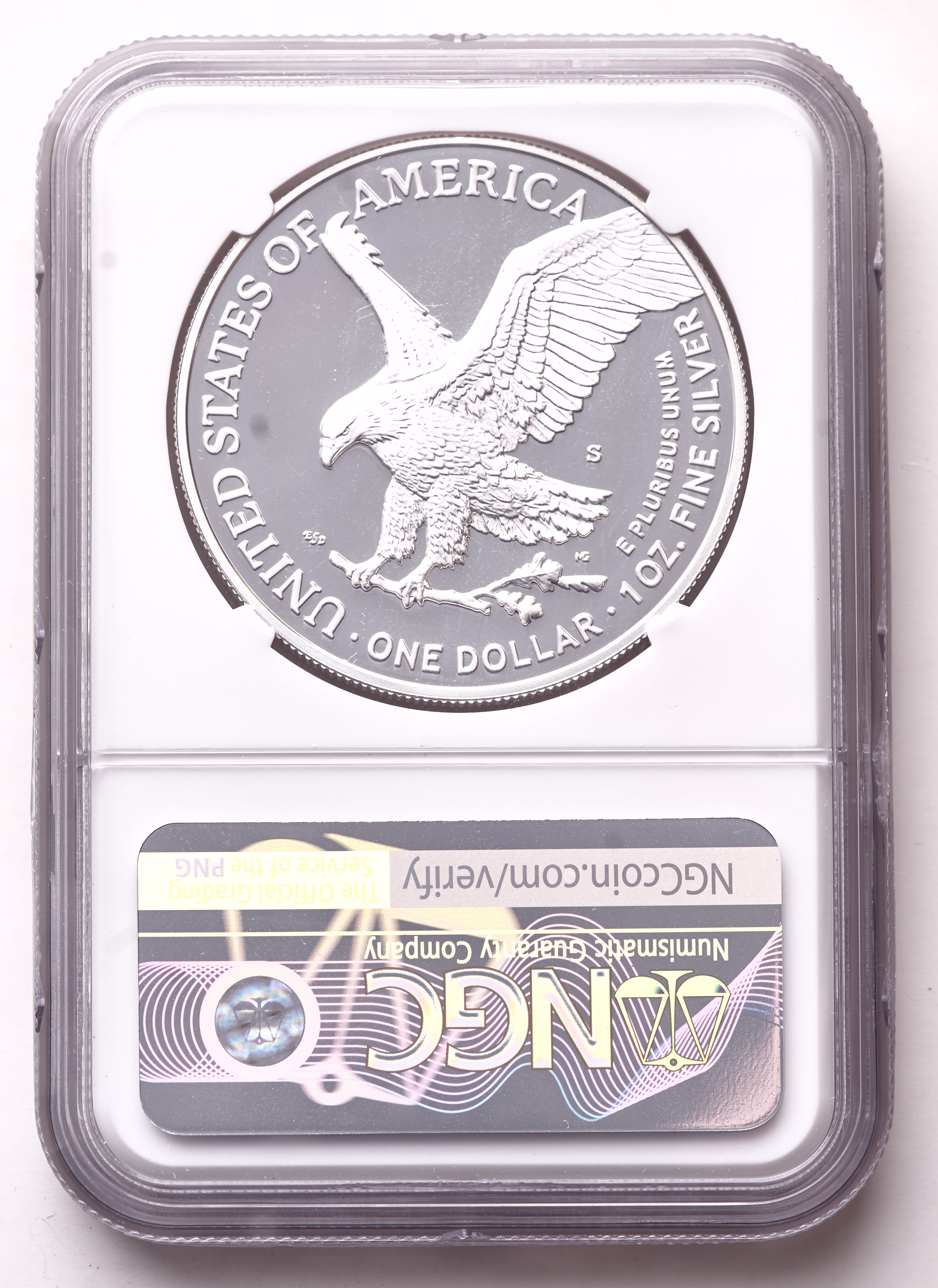 2021-S American Silver Eagle 1oz .999 Fine Silver $1 Coin (NGC Proof 69 Ultra Cameo) at PristineAuction.com 2021-S American Silver Eagle 1oz .999 Fine Silver $1 Coin (NGC Proof 69 Ultra Cameo) at PristineAuction.com