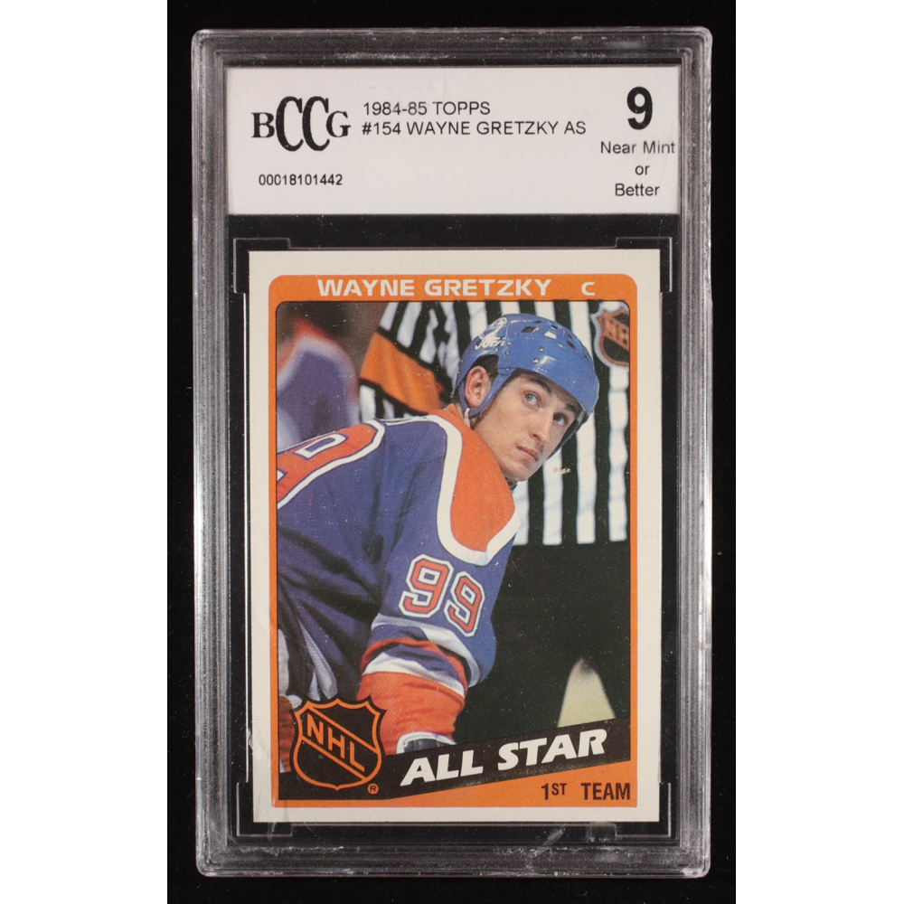 Wayne Gretzky 1984-85 Topps #154 AS (BCCG 9) at PristineAuction.com