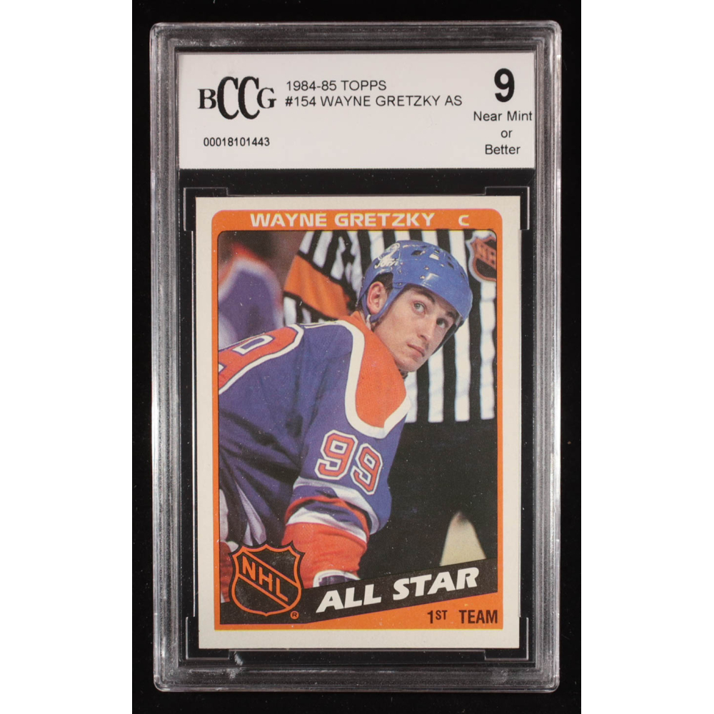 Wayne Gretzky 1984-85 Topps #154 AS (BCCG 9) at PristineAuction.com