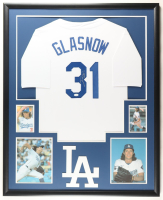 Tyler Glasnow Signed Dodgers Custom Framed Jersey Display (JSA) at PristineAuction.com