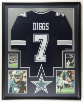 Trevon Diggs Signed Cowboys Custom Framed Jersey Display (Beckett) at PristineAuction.com