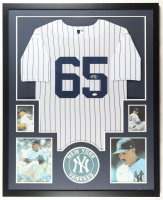 Nestor Cortes Jr. Signed Custom Framed Jersey Display (JSA) at PristineAuction.com