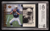 Peyton Manning 1998 Upper Deck Super Powers #S16 RC (BCCG 10) at PristineAuction.com