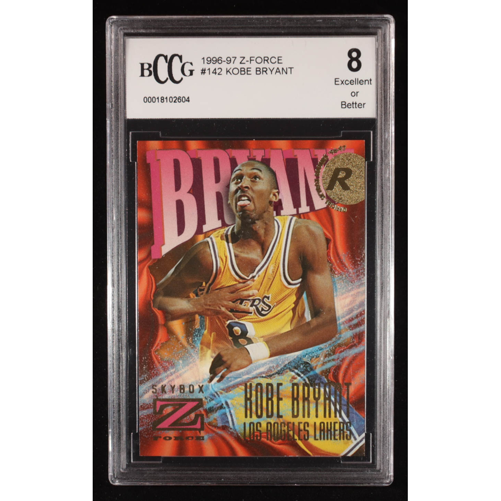 Kobe Bryant 1996-97 Z-Force #142 RC (BCCG 8) at PristineAuction.com