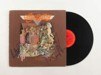 "Toys in the Attic" Vinyl Album with Record Signed by (5) with Steven Tyler, Joe Perry, Joey Kramer, Tom Hamilton (JSA) at PristineAuction.com
