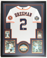 Alex Bregman Signed Custom Framed Jersey Display (JSA) at PristineAuction.com