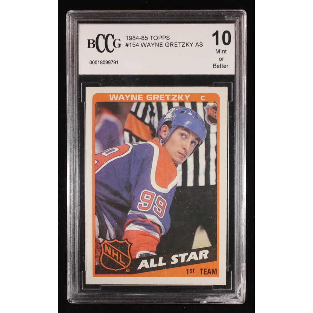 Wayne Gretzky 1984-85 Topps #154 AS (BCCG 10) at PristineAuction.com