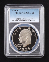 1978-S Eisenhower Silver Dollar (PCGS PR69DCAM) at PristineAuction.com