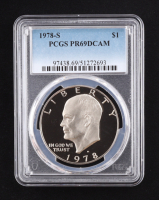 1978-S Eisenhower Silver Dollar (PCGS PR69DCAM) at PristineAuction.com