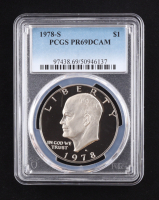 1978-S Eisenhower Silver Dollar (PCGS PR69DCAM) at PristineAuction.com