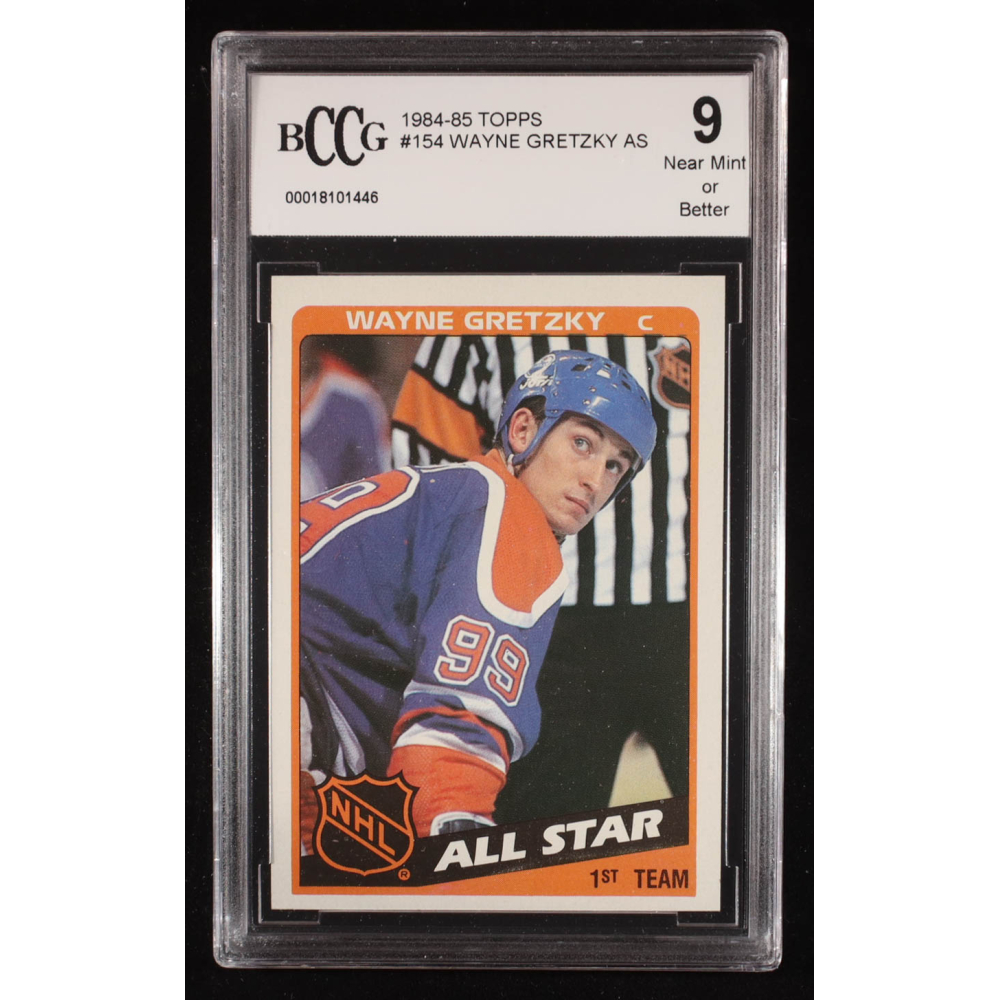 Wayne Gretzky 1984-85 Topps #154 AS (BCCG 9) at PristineAuction.com