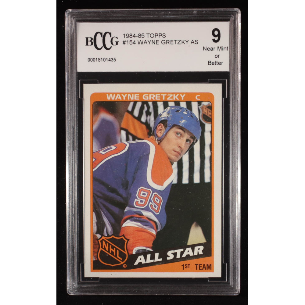 Wayne Gretzky 1984-85 Topps #154 AS (BCCG 9) at PristineAuction.com