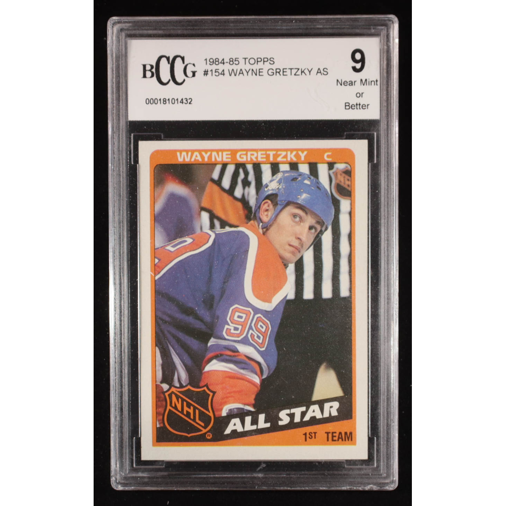 Wayne Gretzky 1984-85 Topps #154 AS (BCCG 9) at PristineAuction.com