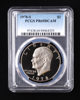 1978-S Eisenhower Silver Dollar (PCGS PR69DCAM) at PristineAuction.com