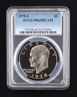 1978-S Eisenhower Silver Dollar (PCGS PR69DCAM) at PristineAuction.com