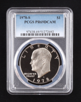1978-S Eisenhower Silver Dollar (PCGS PR69DCAM) at PristineAuction.com