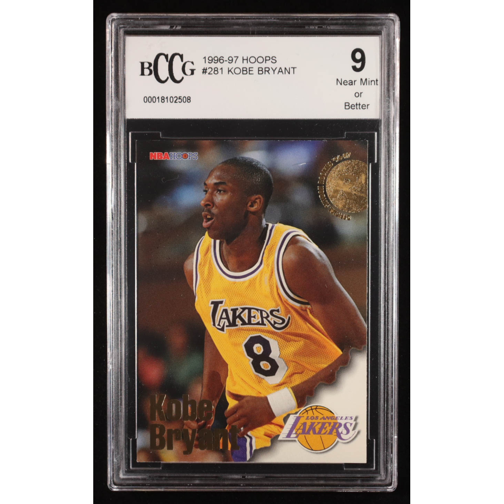 Kobe Bryant 1996-97 Hoops #281 RC (BCCG 9) at PristineAuction.com
