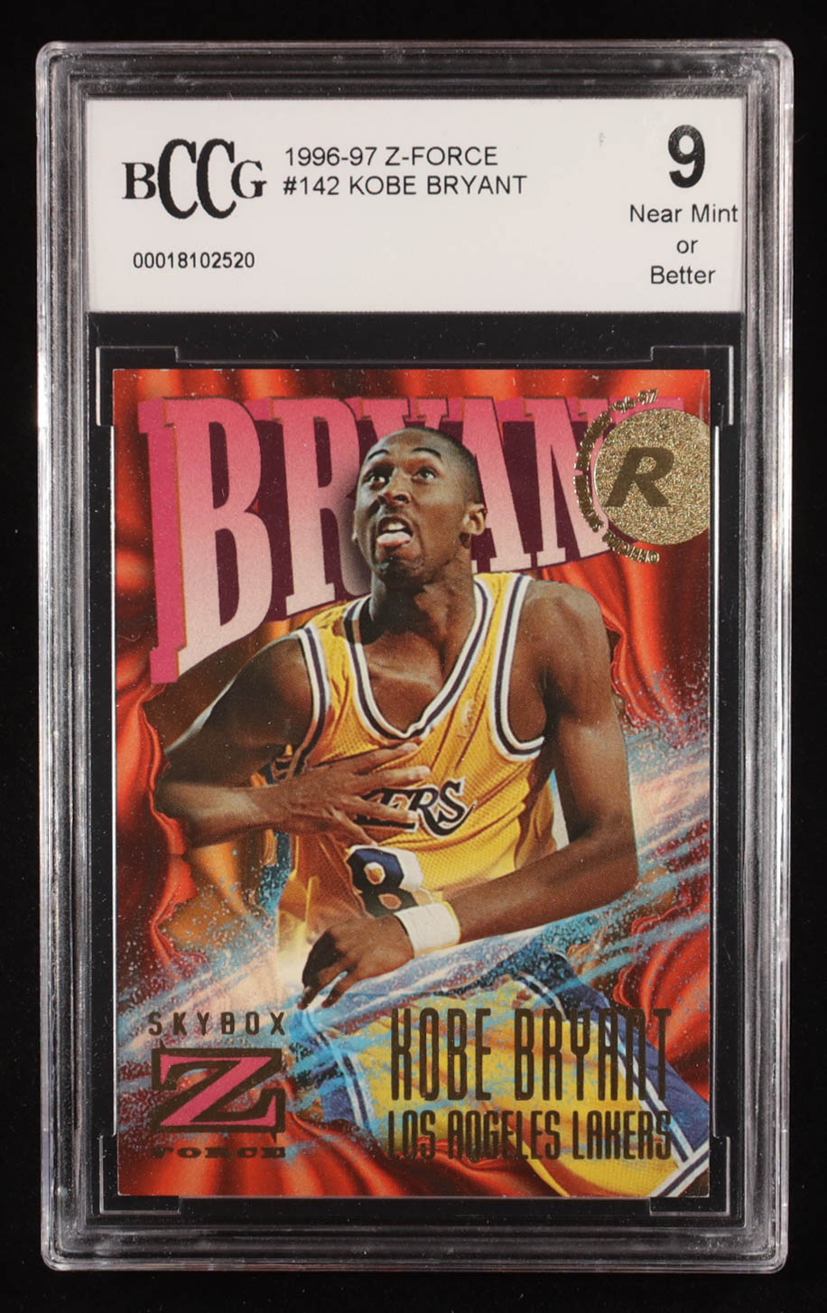 Kobe Bryant 1996-97 Z-Force #142 RC (BCCG 9) at PristineAuction.com Kobe Bryant 1996-97 Z-Force #142 RC (BCCG 9) at PristineAuction.com