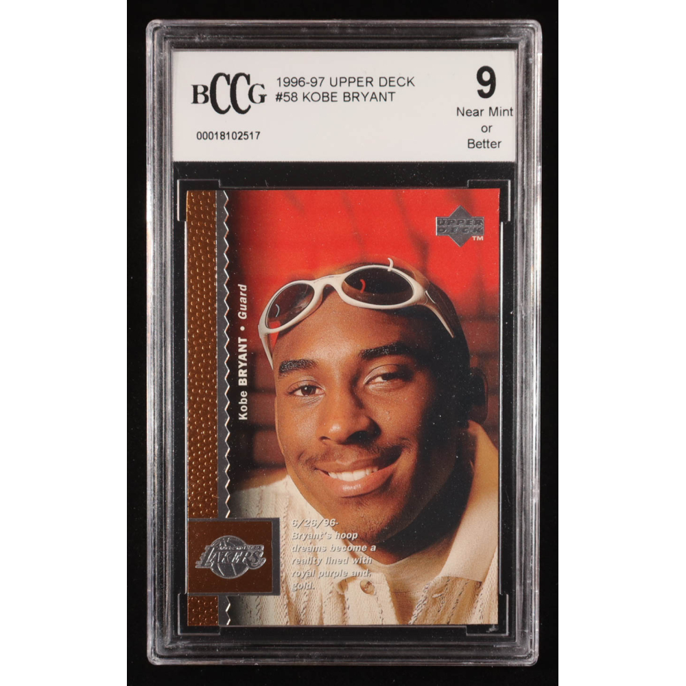 Kobe Bryant 1996-97 Upper Deck #58 RC (BCCG 9) at PristineAuction.com