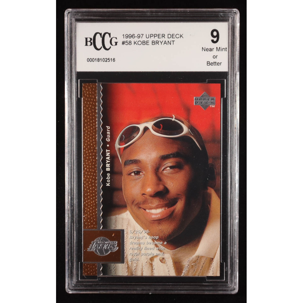 Kobe Bryant 1996-97 Upper Deck #58 RC (BCCG 9) at PristineAuction.com