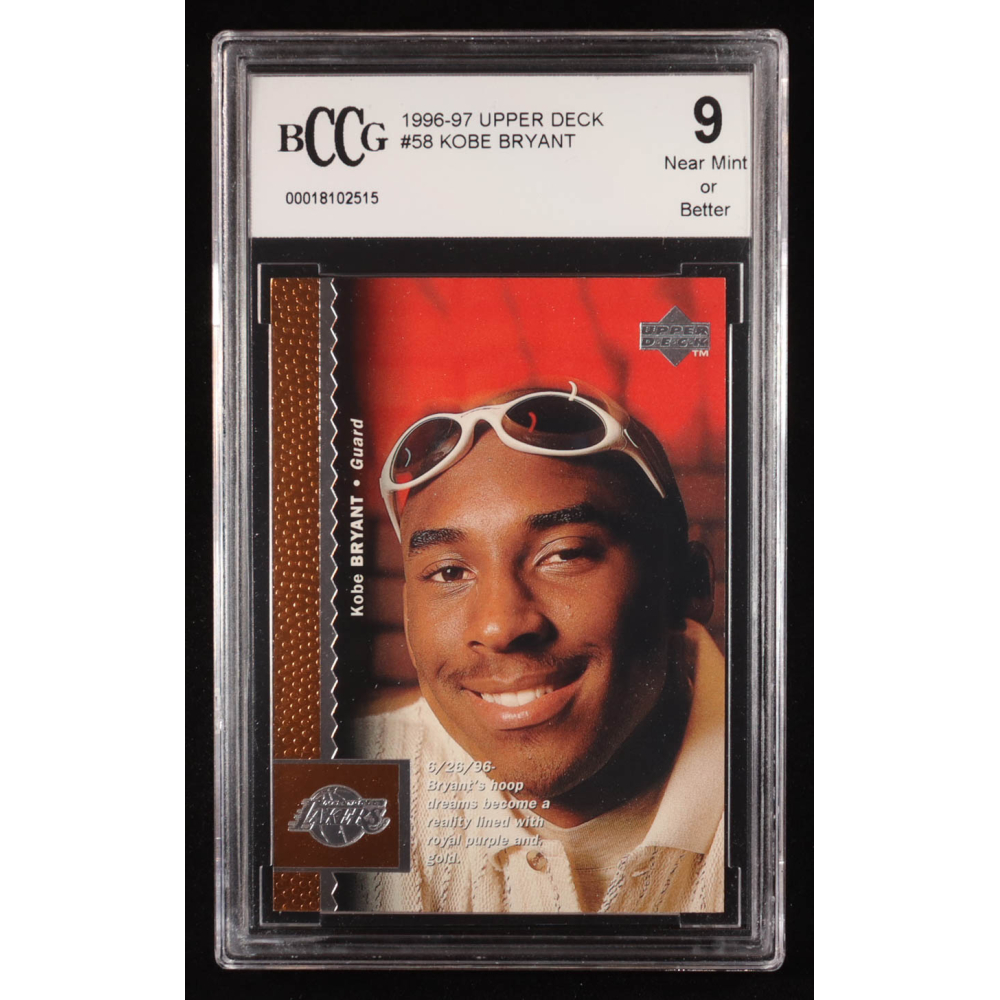 Kobe Bryant 1996-97 Upper Deck #58 RC (BCCG 9) at PristineAuction.com