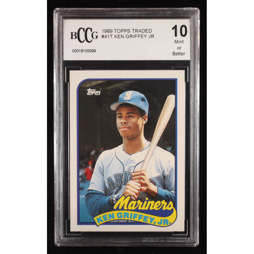 Ken Griffey Jr. 1989 Topps Traded #41T RC (BCCG 10) at PristineAuction.com