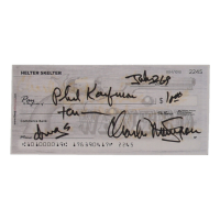 Charles Manson Signed Check (ACOA) at PristineAuction.com