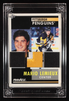 Mario Lemieux 2024 Sportscards.com Jersey Fusion Game Used Jersey Triple Swatch #49/50 at PristineAuction.com