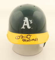 Dave Stewart Signed Athletics Mini Batting Helmet Inscribed "89 WS MVP" (Beckett) at PristineAuction.com