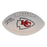 Will Shields Signed Chiefs Logo Football Inscribed "HOF 15" (Schwartz) at PristineAuction.com