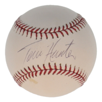 Torii Hunter Signed OML Baseball (Beckett) at PristineAuction.com