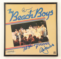 "The Beach Boys Forever" Custom Framed Vinyl Record Album Cover Display Band-Signed By (3) With Brian Wilson, Mike Love & Al Jardine (JSA) at PristineAuction.com