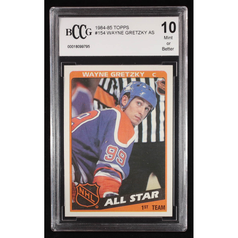 Wayne Gretzky 1984-85 Topps #154 AS (BCCG 10) at PristineAuction.com