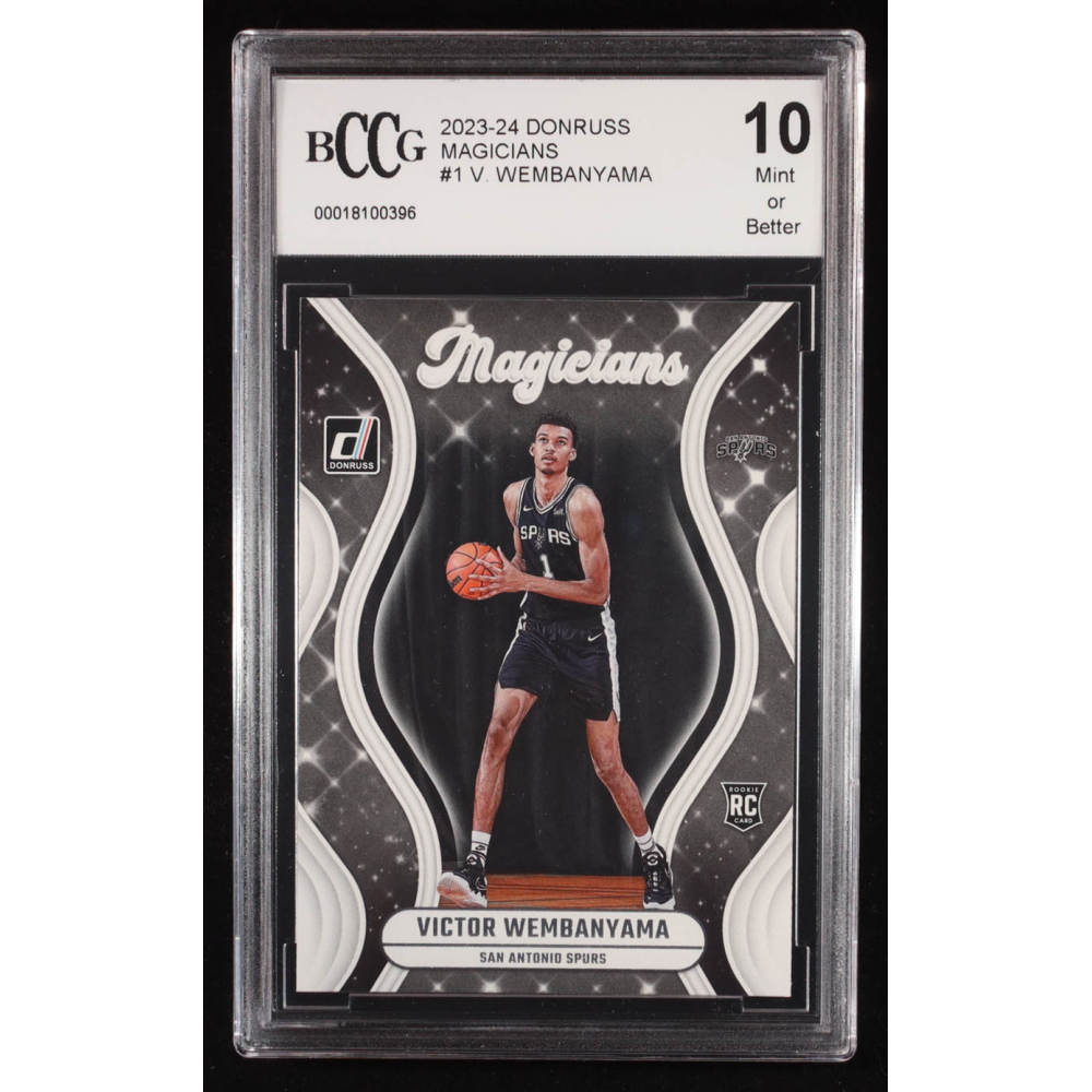 Victor Wembanyama 2023-24 Donruss Magicians #1 RC (BCCG 10) at PristineAuction.com
