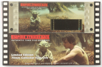 "Star Wars: The Empire Strikes Back" Original 70mm Film Cell Lucite Encased In Original Packaging at PristineAuction.com