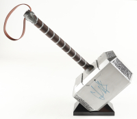 Chris Hemsworth Signed Marvel Legends Series "Thor" Mjolnir Hammer (JSA) at PristineAuction.com