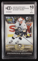Sidney Crosby 2005-06 Upper Deck Phenomenal Beginnings #9 RC (BCCG 10) at PristineAuction.com
