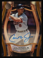 Cal Ripken Jr. 2025 Topps Tribute Pillars of the Game Autographs Gold #PTGACR #21/75 at PristineAuction.com