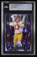 Caleb Williams 2024 Leaf Metal Crystal Purple Pre-Production Proof #NNO RC #1/1 (Leaf) at PristineAuction.com