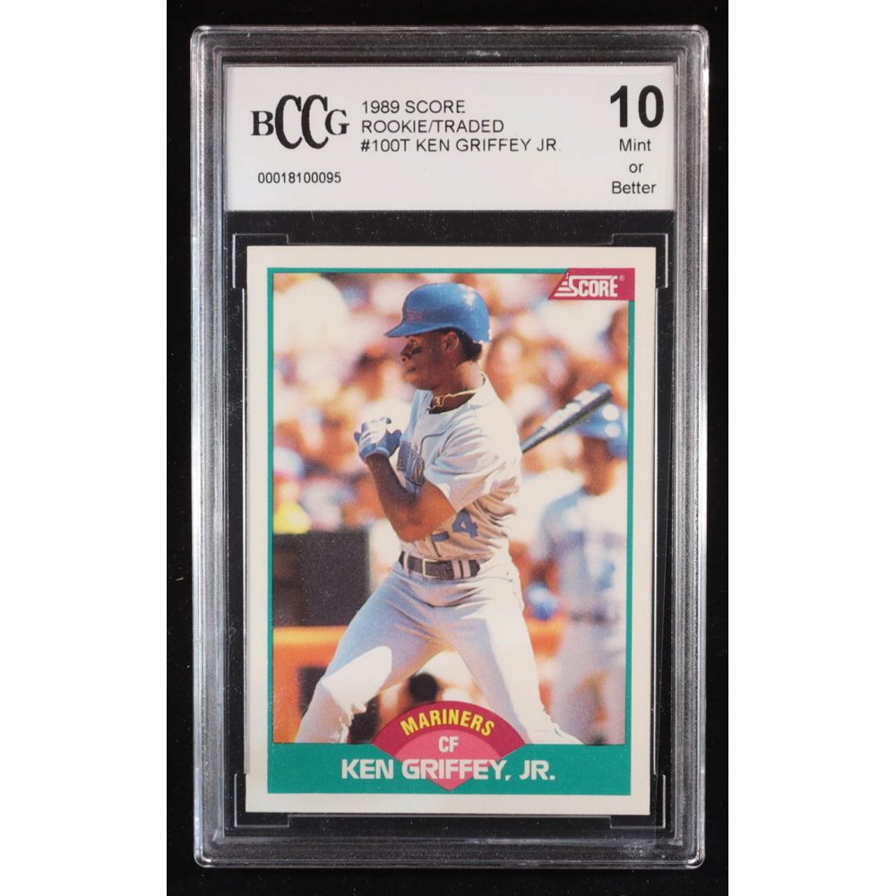 Ken Griffey Jr. 1989 Score Rookie/Traded #100T RC (BCCG 10) at PristineAuction.com