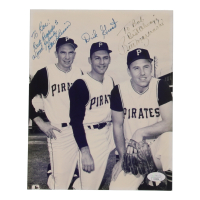 Bill Mazeroski, Dick Groat & Bob Skinner Signed Pirates 8x10 Photo with Multiple Inscriptions (JSA) at PristineAuction.com